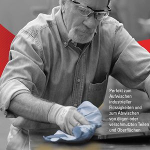 Produktbild für Putztuchrolle Wypall L30 Ultra+ 7426 Airflex-Technologie, blau