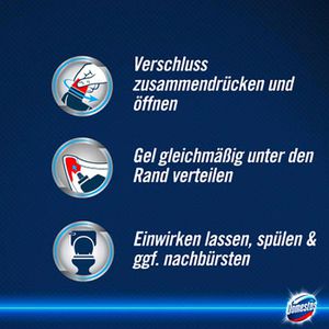 Produktbild für WC-Reiniger Domestos Kraft &amp; Frische Floral Fresh, Gel