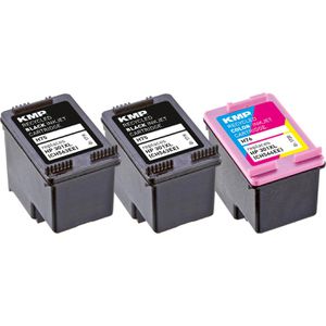 Produktbild für Tinte KMP H77 für HP 301XL Multipack