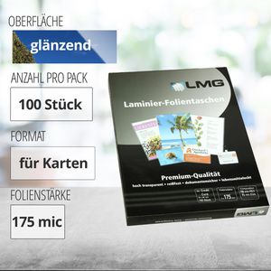 Produktbild für Laminierfolien LMG 54 x 86 mm