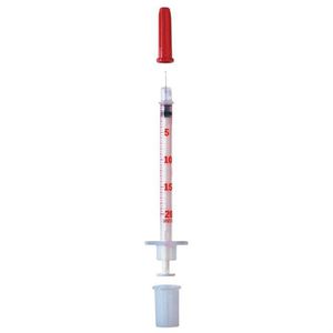 Produktbild für Spritzen BD Micro-Fine+, U-40, steril, 0,5ml