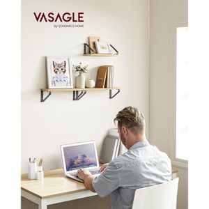 Produktbild für Wandregal Vasagle LWS033B11, eiche