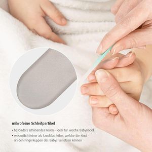 Produktbild für Nagelfeile reer Premium Care Baby, aus Glas