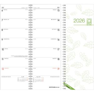 Produktbild für Tischkalender Zettler 718, Recycling, Jahr 2026