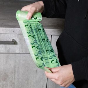 Produktbild für Müllbeutel Pely Bio-Zugbandbeutel, 10 Liter