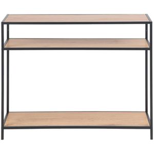 Produktbild für Konsolentisch AC-Design Seaford, schwarz / wildeiche