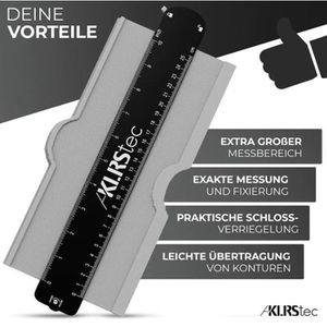 Produktbild für Konturenlehre KLRStec HB-VS1G-RPJI mit Feststeller