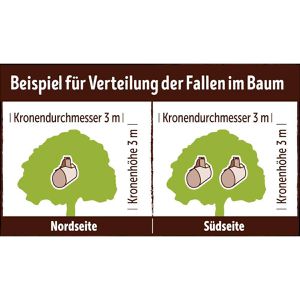 Produktbild für Gelbtafeln Substral Naturen Kirschfruchtfliegen, 14,5 x 28 cm