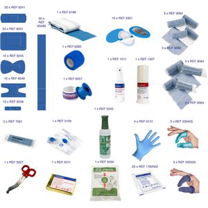 Produktbild für Erste-Hilfe-Koffer Detectaplast 9040