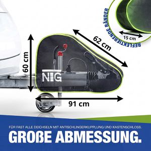Produktbild für Deichselabdeckung NTG ABT3101, mit Reflexstreifen