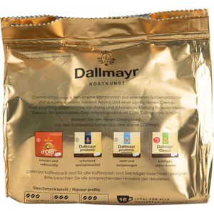 Produktbild für Kaffeepads Dallmayr Crema d'Oro, Mild und Fein