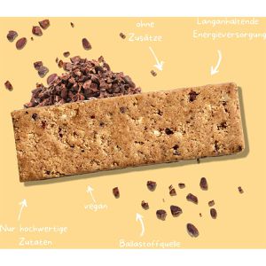 Produktbild für Müsliriegel Tzampas Cacao Nibs, der Glücksbringer, BIO