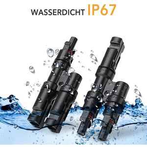 Produktbild für Solarstecker EnjoySolar 5200002, MC4 2-fach-Verteiler