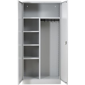 Produktbild für Mehrzweckschrank G-Office UNC.19/N, abschließbar, lichtgrau