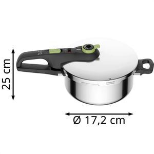 Produktbild für Schnellkochtopf Tefal Secure Trendy P25804, 4 Liter