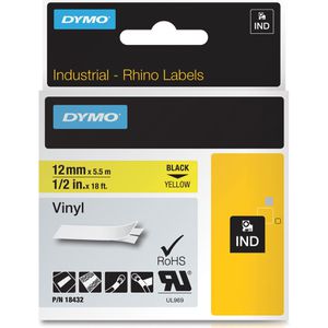Produktbild für Schriftband Dymo 18432, Rhino, IND, 12mm