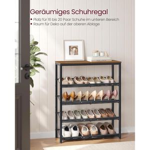 Produktbild für Schuhregal Vasagle LBS038K01, aus Metall