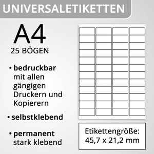 Produktbild für Universaletiketten Herma 10902 Special, weiß