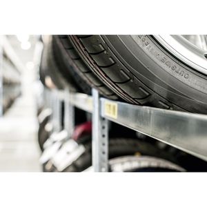 Produktbild für Reifenregal Schulte 20950, silber, für 24 Reifen