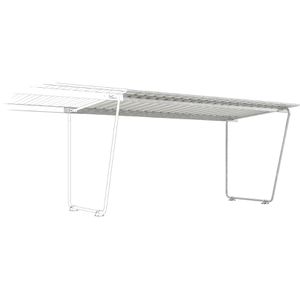 Fahrradunterstand WSM Siegen S19, grauweiß, aus Metall