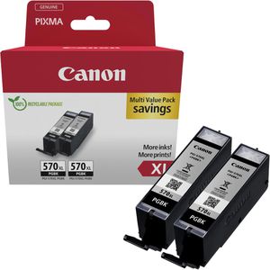 Produktbild für Tinte Canon PGI-570PGBK XL Doppelpack