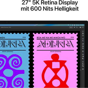 Produktbild für Monitor Apple Studio Display MFEY4FD, 27 Zoll