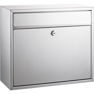 Briefkasten Alco 8601, silber, aus Stahl