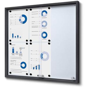 Produktbild für Schaukasten Showdown-Displays anthrazit, B1, innen