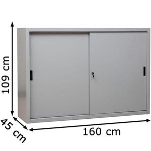 Produktbild für Schiebetürenschrank G-Office SLC.1016, Metall