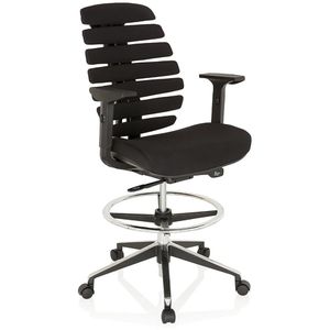 Produktbild für Arbeitsstuhl hJh-OFFICE ERGO LINE II WORK, schwarz