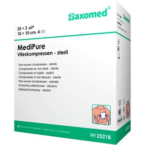 Produktbild für Vlieskompressen Saxomed MediPure, 4-lagig, steril