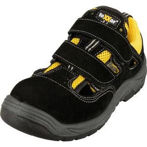 teXXor Sicherheitsschuhe Romans S1, 6115, Sandalen, Unisex, Echt Leder, schwarz, Gr. 43