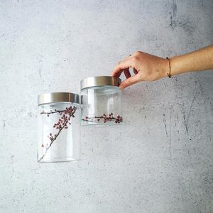 Produktbild für Vorratsglas Zeller 19916, mit Edelstahldeckel