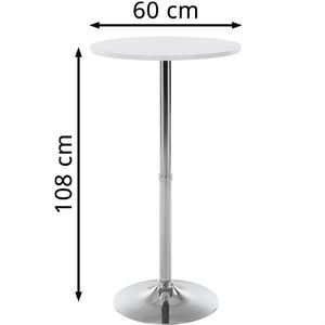 Produktbild für Stehtisch CLP 1025102, weiß