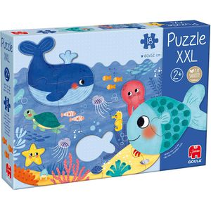 Goula Puzzle 1120700014 XXL Ozean, 18 Teile, ab 2 Jahre