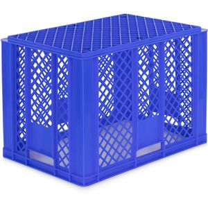Produktbild für Eurobox Alpha-Paletten blau, 80 Liter, lebensmittelecht