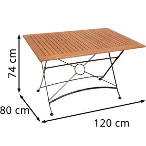 Produktbild für Gartentisch Garden-Pleasure WIEN, Eukalyptus