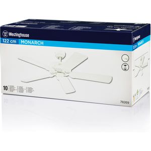 Produktbild für Deckenventilator Westinghouse Monarch, 78269, Ø 122cm