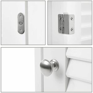 Produktbild für Badschrank Vasagle BBC43WT, mit 4 Füßen, weiß