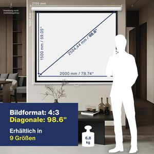 Produktbild für Beamer-Leinwand Magnetoplan 202501928