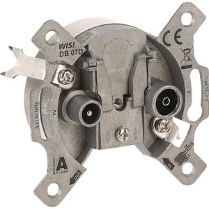 Produktbild für Antennendose Busch-Jaeger 0231-102, 14 dB, für SAT, TV, BK