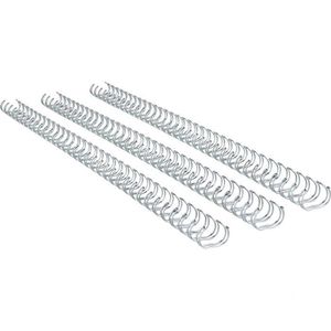 Drahtbinderücken Fellowes 54454, silber, für A4