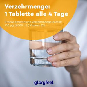 Produktbild für Vitamin-D gloryfeel 400 Tabletten