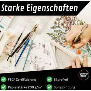 Produktbild für Skizzenbuch perfect-ideaz A5 quer