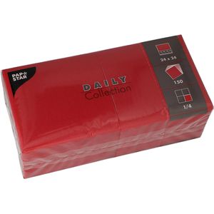 Servietten Papstar Daily Collection, bordeaux