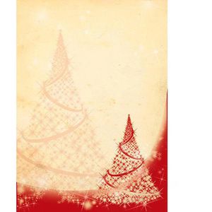 Weihnachtsbriefpapier Böttcher-AG Weihnachtsbaum