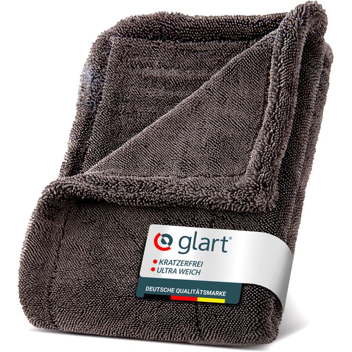 Glart 44C4B 4X Carbontücher Fensterputztücher Auto Glas