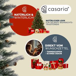 Produktbild für Weihnachtsbaum CASARIA 100909, Schnee, 180cm