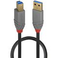 USB-Kabel Lindy 36741 Anthra Line, USB 3.0, 1 m