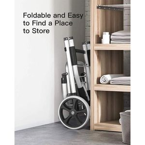 Produktbild für Einkaufstrolley Inateck AB05001, schwarz / grau, klappbar